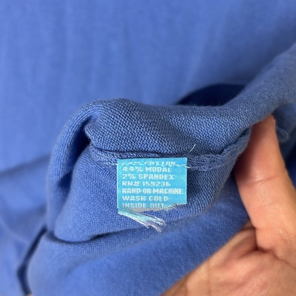 Mc.Laughlin Jamey Sweater Crew Neck in JMC Blue with button details size L - Picture 8 of 13